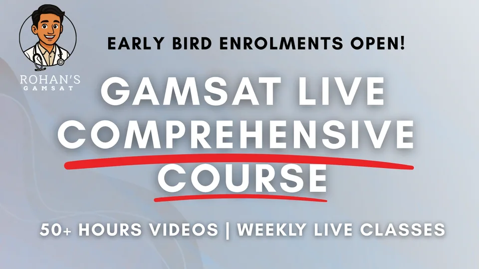 GAMSAT Live Comprehensive Course