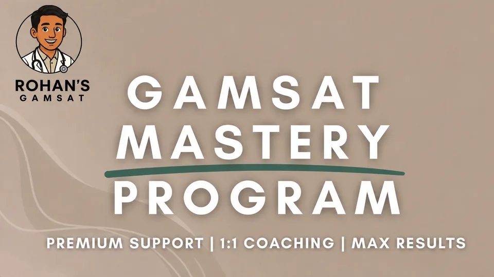 GAMSAT Mastery Program